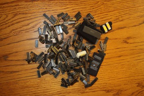 LOT A APPROX 100 PLASTIC 14 PIN 16 PIN INTERGRATED CIRCUITS NEW