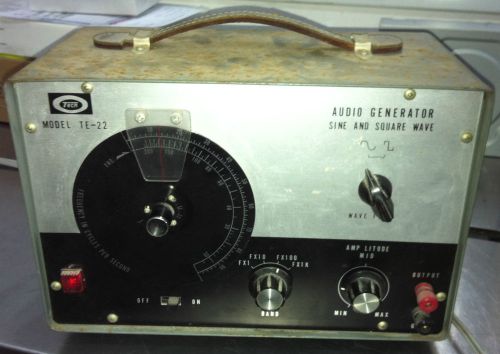 Vintage TECH (JAPAN) Audio Generator Model: TE-22
