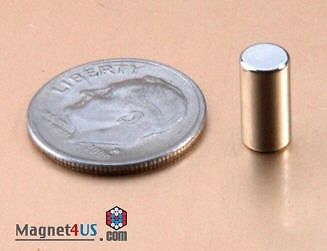 10 pcs craft hobbies magnet neodymium rare earth cylinder 3/16&#034; dia x 3/8&#034; thick for sale