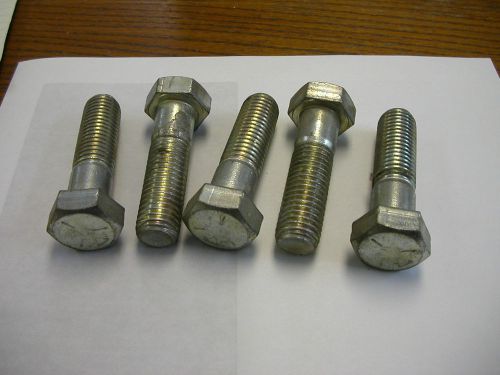 Hex head cap screw bolt 3/4-10 x 2-3/4&#034; grade 5 package of 5 for sale