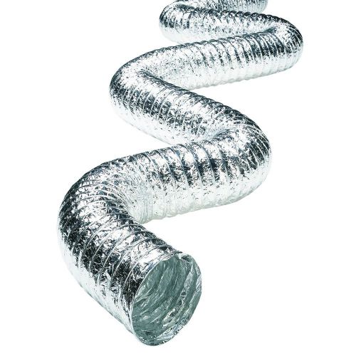 Deflecto non insulated metallic duct, flexible, 3&#034; x 25&#039;, silver (fl0325/6) for sale