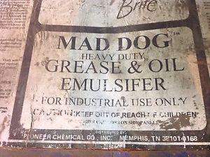 Mad dog heavy duty grease and oil emulsifier 55 gallon drum for sale