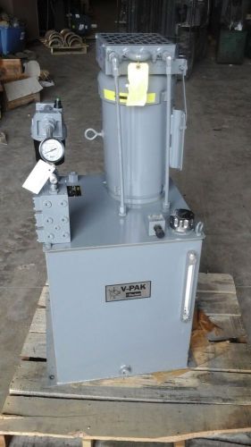 Parker &#034;Fluid Power Systems&#034; #V34MM33PAKN/10, With Baldor 7.5 HP Motor