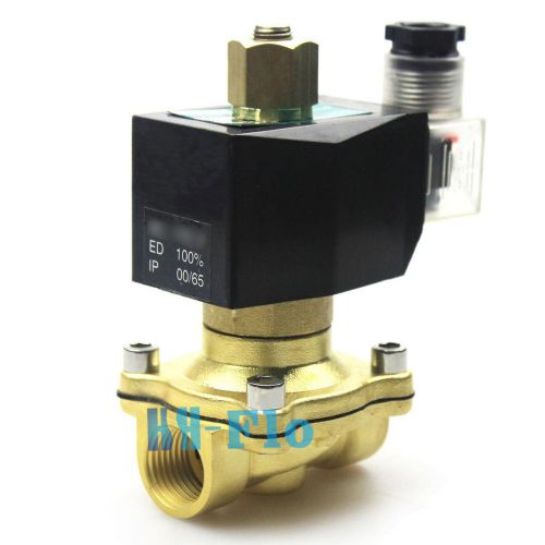 Normally open 3/4&#034; npt ac110v electric solenoid valve for gas water air for sale