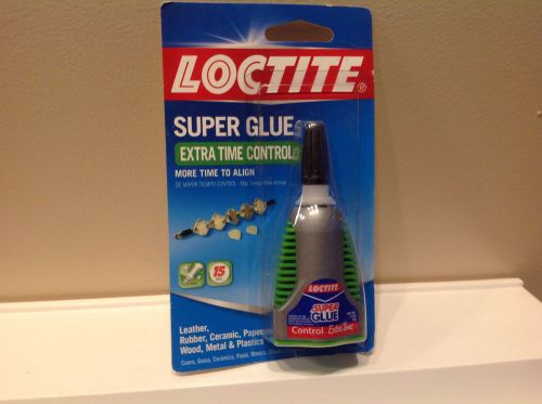 Henkel-Loctite 1503241 4 Gram Super Glue Extra Time Control.  Free ship