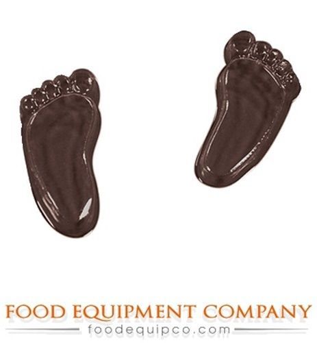 Paderno 47867-60 Chocolate Mold foot 1-5/8&#034; L x 3/4&#034; W x 15/64&#034; H 12 per sheet