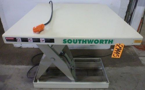 2000 lbs southworth hydraulic lift table 48&#034; x 48&#034; platform (29445) for sale