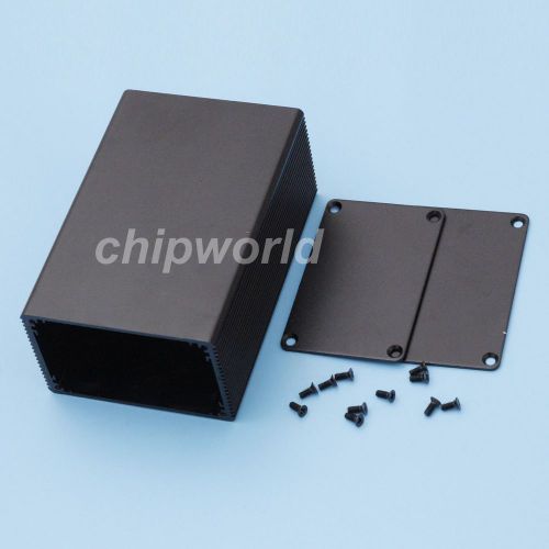 100*66*43mm PCB Instrument Black Aluminum Box Steady for Amplifier