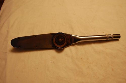 Snap-on 1/2&#034; Dial Torque Wrench 0-175 Ft. Lb 175-FU Torquemeter