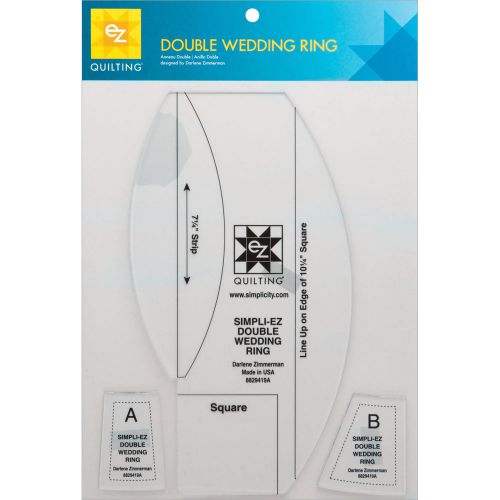 Double Wedding Ring Template-3/Pkg