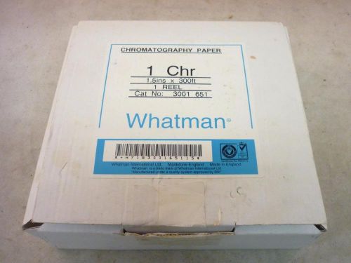 Whatman 1 chr cellulose chromatography 1-1/2&#034; x 300-ft paper roll for sale