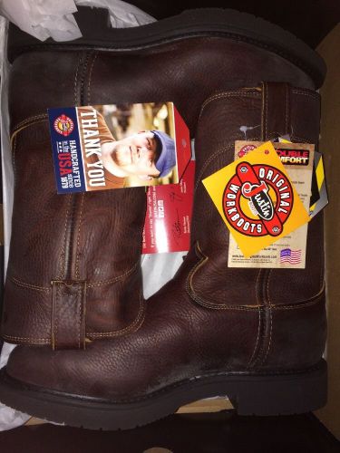 Size 10 Work Boots, Men&#039;s, Brown, Steel Toe, D, Justin Original Workboots