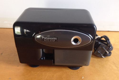 Panasonic Electric Pencil Sharpener Black Desktop Office Model KP-310