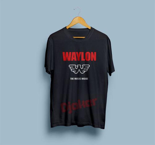 RARE !! Willie Nelson Johnny Cash Waylon Logo Men&#039;s Black T Shirt Size S to 5XL