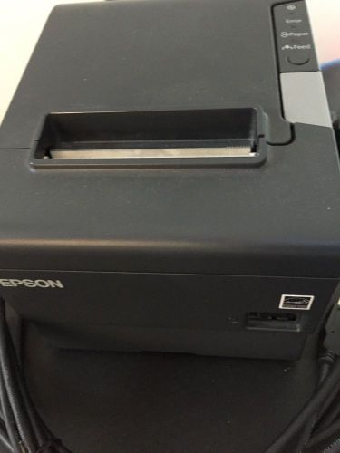 Epson TM-T88V POS Thermal Receipt Printer &amp; power cord, PAR or SER, lightly used
