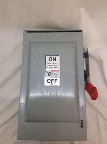 60 amp 240vac single throw safety switch 3p for sale