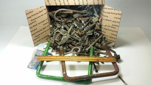 29 lb lot box bolts nuts washer hardware nail worm clamp junk drawer