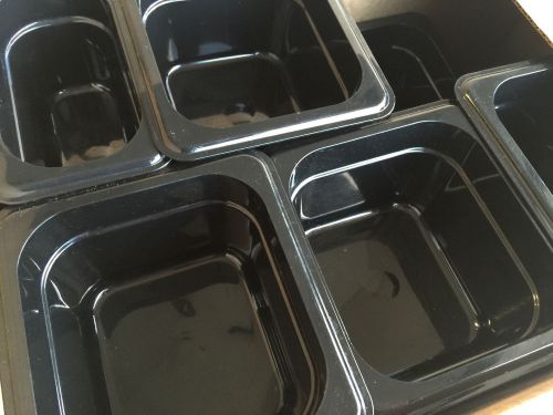 Cambro black plastic NSF hotel pans