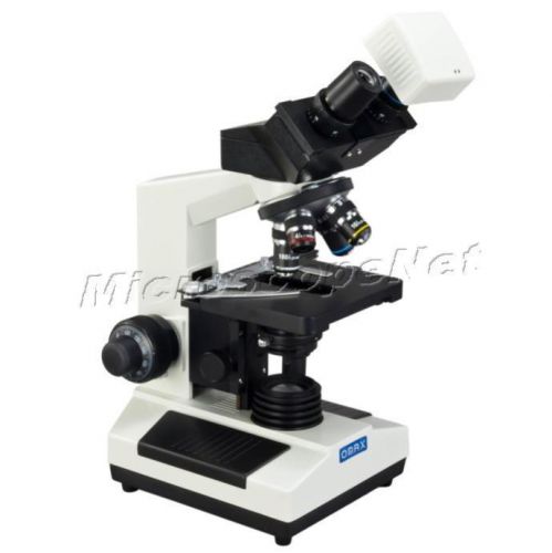 Lab Binocular Microscope 40X-2000X for Vet Hospital with 1.3MP Digital Camera