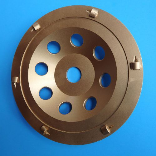 7&#034; 6PCD cup wheel 7/8-5/8&#034; non-threaded for concrete floor heavy coating removal