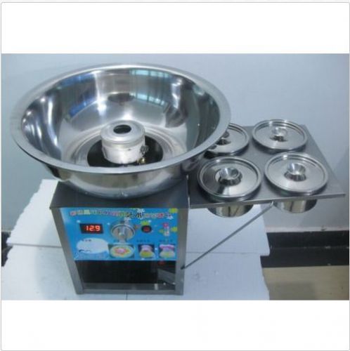 Fancy art stainless steel Commercial gas cotton candy machine BI