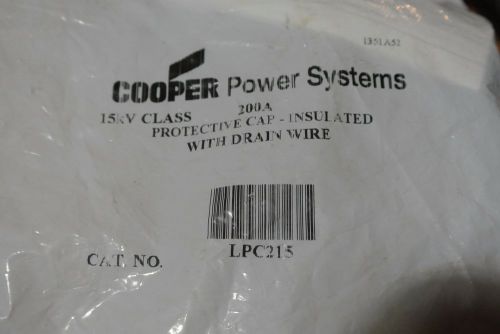 Cooper - LPC215 - Protective Cap - Insulated - W/Drain Wire - 15KV - 200 Amps