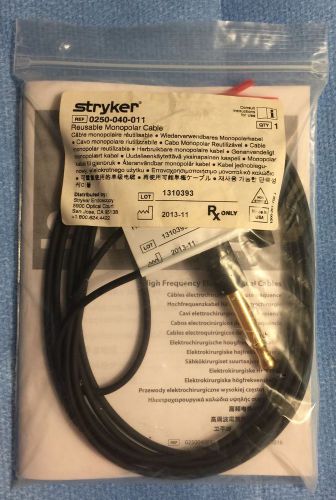 STRYKER REUSABLE MONOPOLAR CABLE, 0250-040-011