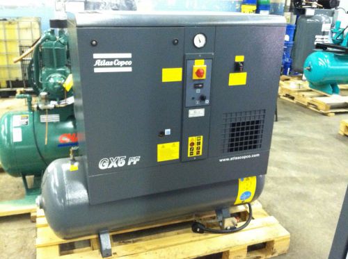 Atlas copco gx5ff rotary screw air compressor with dryer for sale