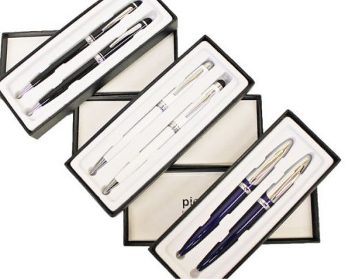 3 Deluxe Pierre Cardin Pen and Mechanical Pencil Sets with Gift Boxes