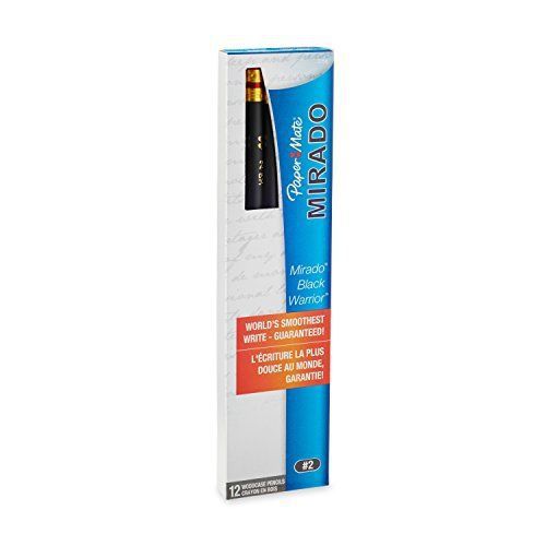 Paper Mate Mirado Black Warrior Wood Case Pencils, HB #2, 12-Count
