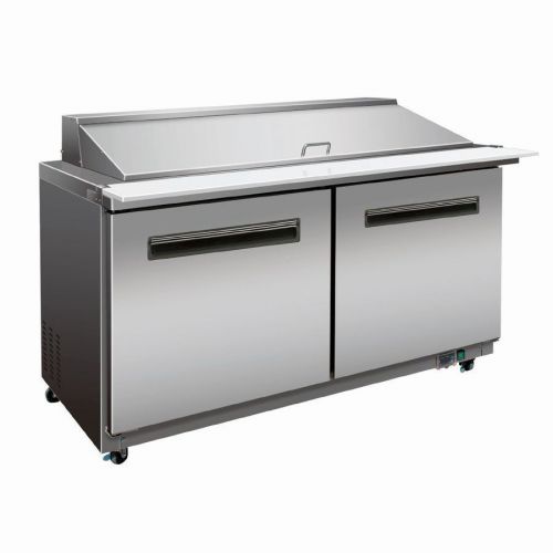 48&#039;&#039; sandwhich prep cooler, 12 pans, maxx cold, mxcr-48s for sale