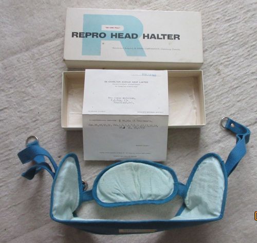 Vintage 1960&#039;s Repro Corporation  Head Halter cervical neck traction apparatus