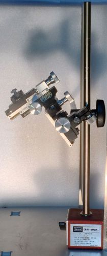Narishige mm-3 micromanipulator with craftsman magnetc base &amp; 16&#034; mounting rod for sale
