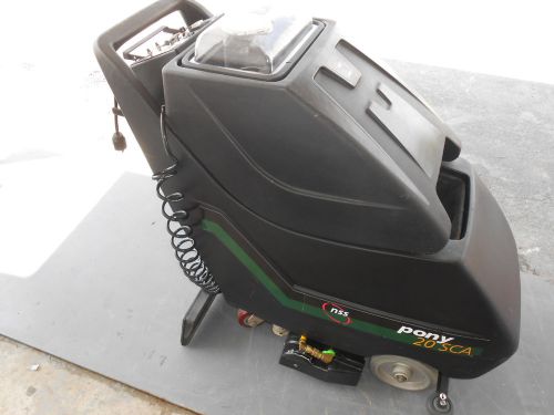 NSS Pony 20 SCA Automatic Carpet Extractor Runs Great
