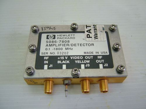 HP 5086-7808 Amplifier Detector 0.1 - 1800MHz