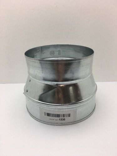 Single Wall Galvanized Metal Duct Reducer 6&#034; to 4&#034; / 6&#034; x 4&#034;