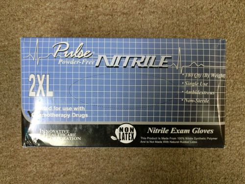 innovative pulse nitrile gloves 2XL XXL chemo latex free non-latex 177402