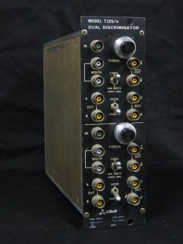 Eg&amp;g t105/n dual discriminator module for sale