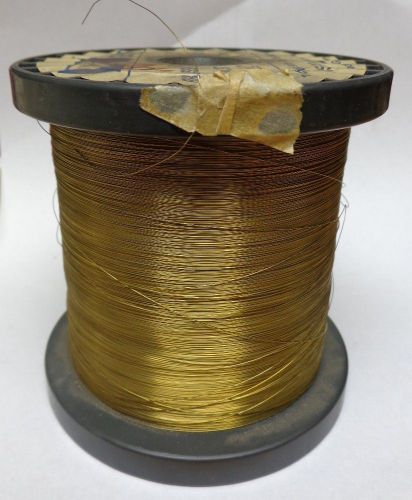 Broken spool of gisco cuzn37 brass wire .20mm, great for jewelry, german made for sale