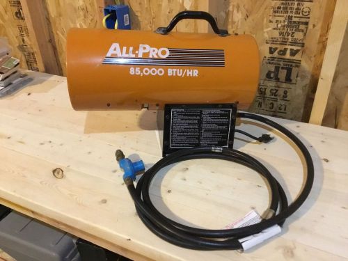 ALL PRO   85,000 Propane Forced Air Heater FOR PARTS OR REPAIR