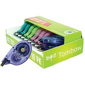 Correction Tape- 68723 MONO Retro , Assorted Colors, 10-Pack.Colorful!