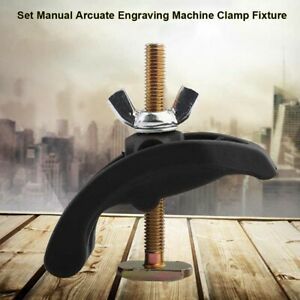 5Pcs Press Plate Set Manual Arcuate Engraving Machine Clamp Fixture Platform