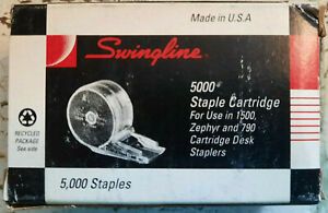Swingline Staple Cartridge 30 Sheet 5000 50050 For Zephyr, 790, 1500 Desk Units