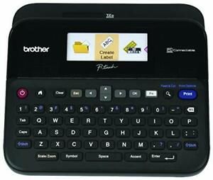 Brother P-touch Label Maker PC-Connectable Labeler PTD600 Color Display High-...