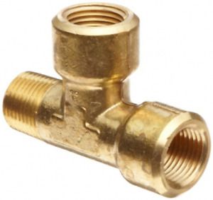 Anderson Metals-06227-04 Brass Pipe Fitting, Forged Street 1/4&#034; x x