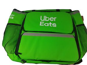 Uber Eats Large Backpack Bag Double Expanding Pizza Pocket New Food Delivery