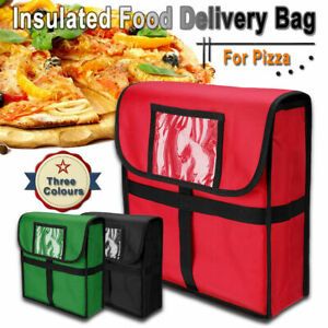 Insulated Pizza Food Delivery Bag Moisture Free Pizza Box Storage Durable Oxford