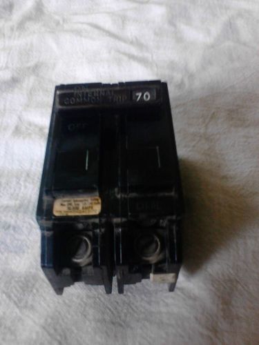 General electric thql270 2 pole 70 amp breaker for sale