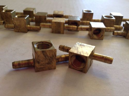 Parker Brass, Female Branch Tee, 1/4 In Tube Size.  #20 IN THIS LOT