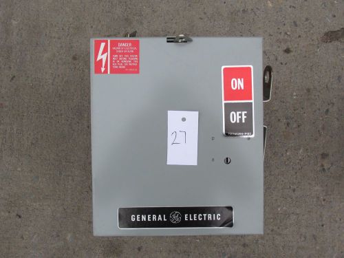 General Electric Fusable 30 AMP FLEX-A-PLUG Switch  #27